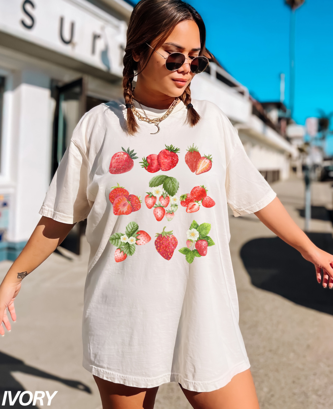 Strawberry Collage T-shirt