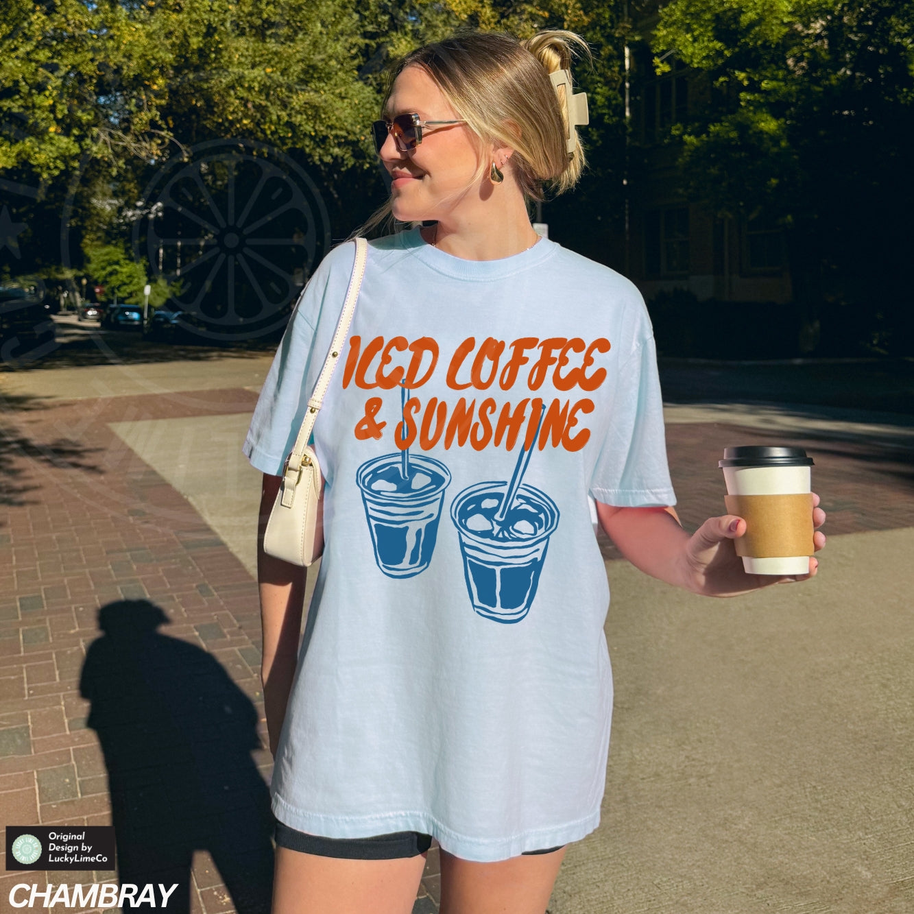 Iced Coffee and Sunshine Comfort Colors® T-shirt