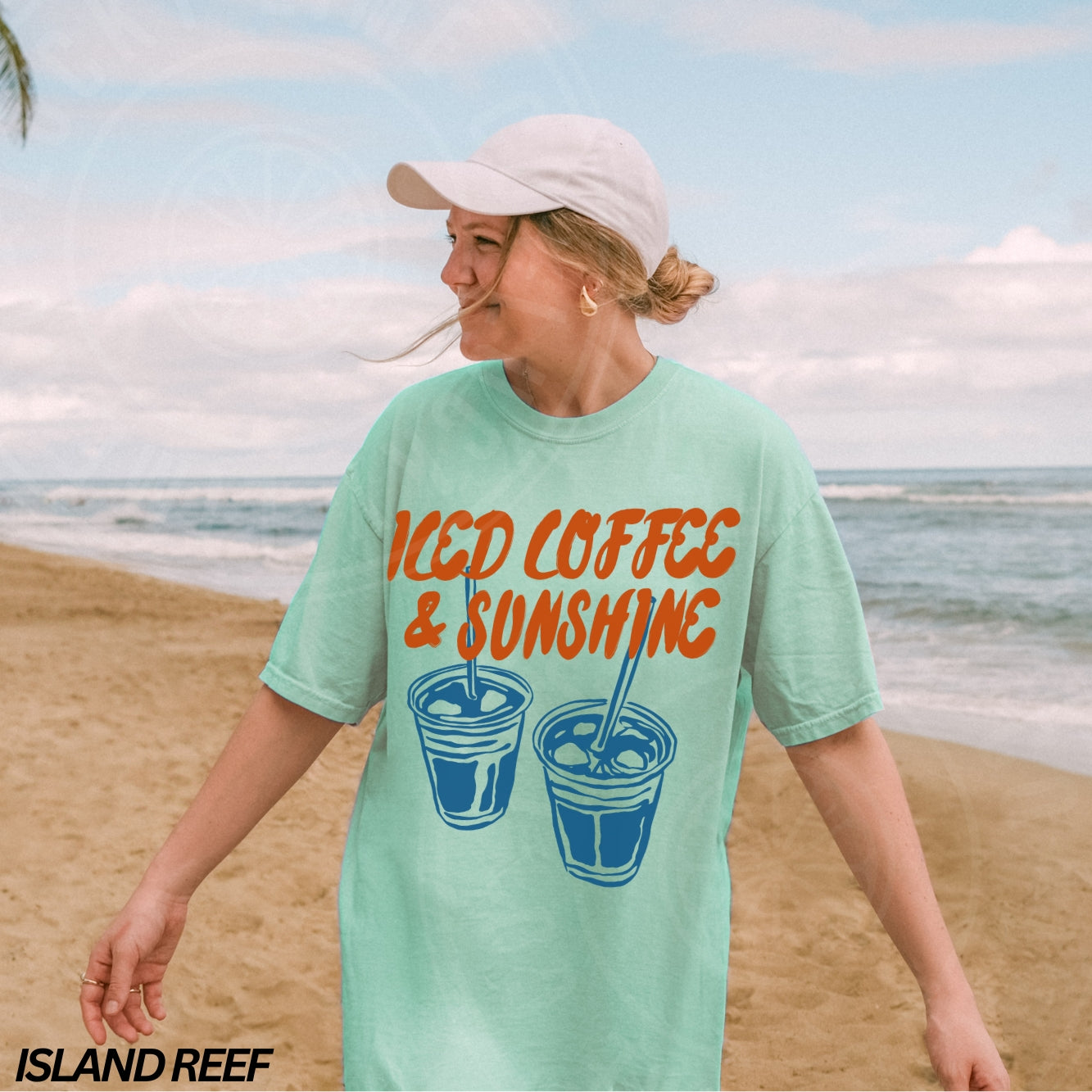 Iced Coffee and Sunshine Comfort Colors® T-shirt