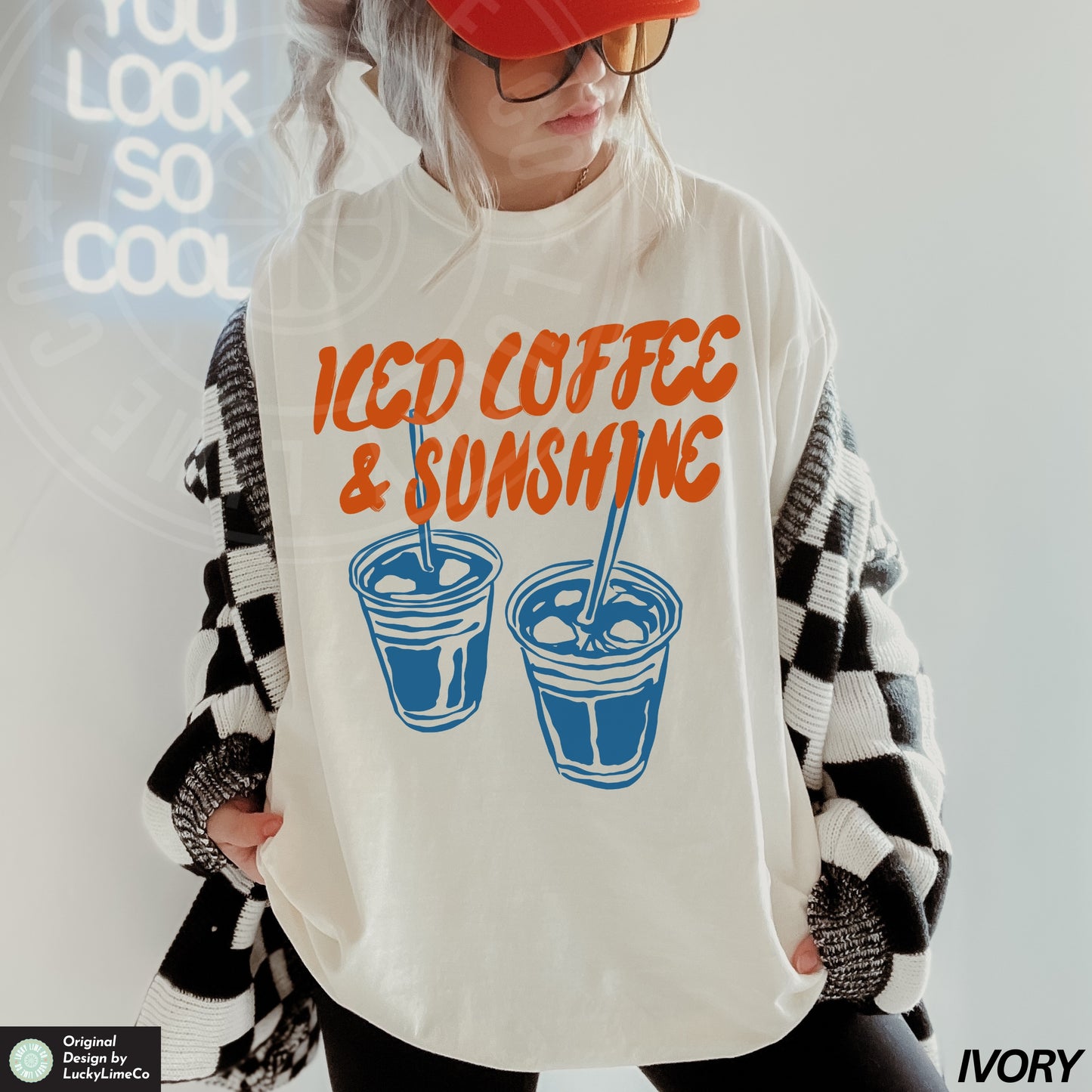 Iced Coffee and Sunshine Comfort Colors® T-shirt