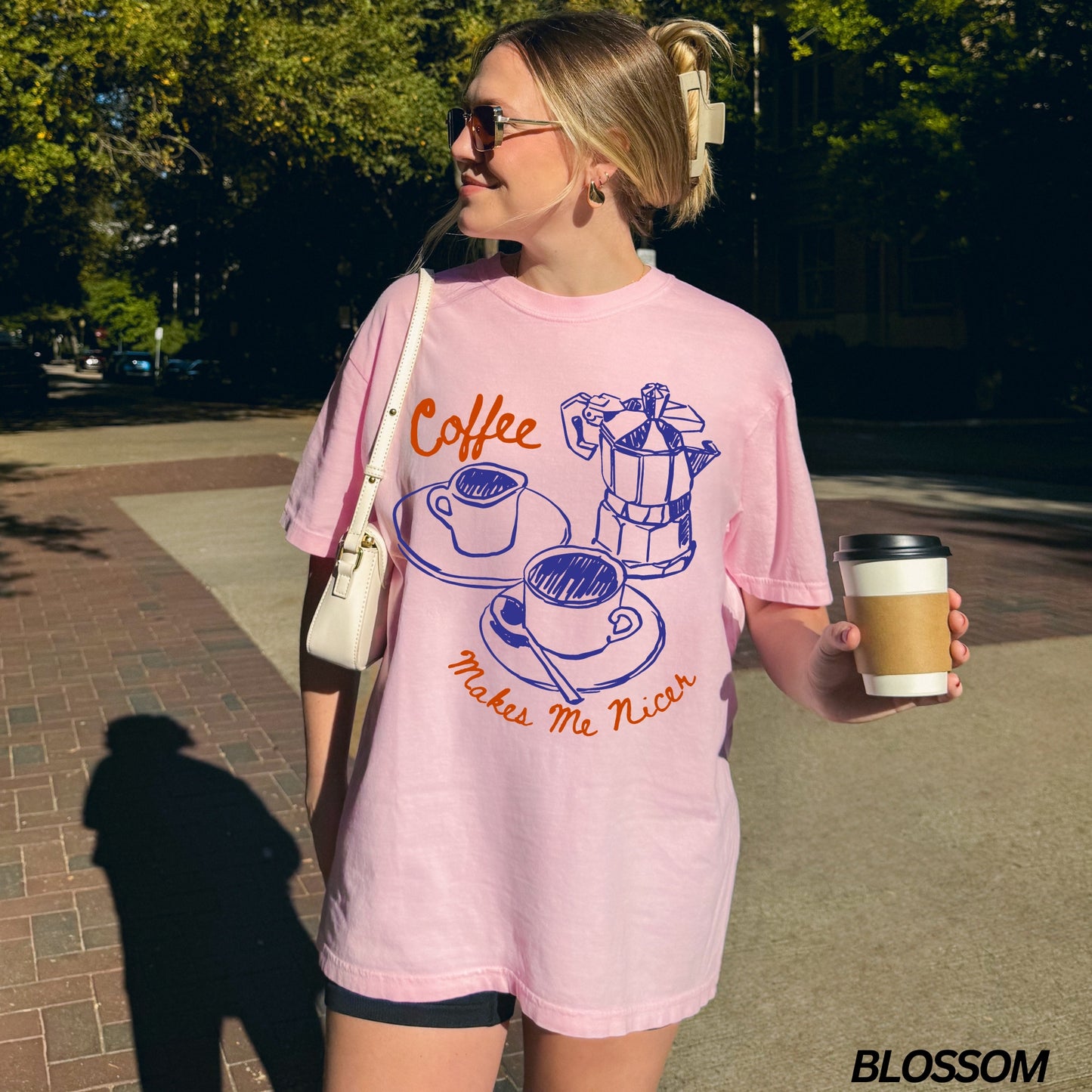 Coffee Makes Me Nicer Comfort Colors® T-shirt