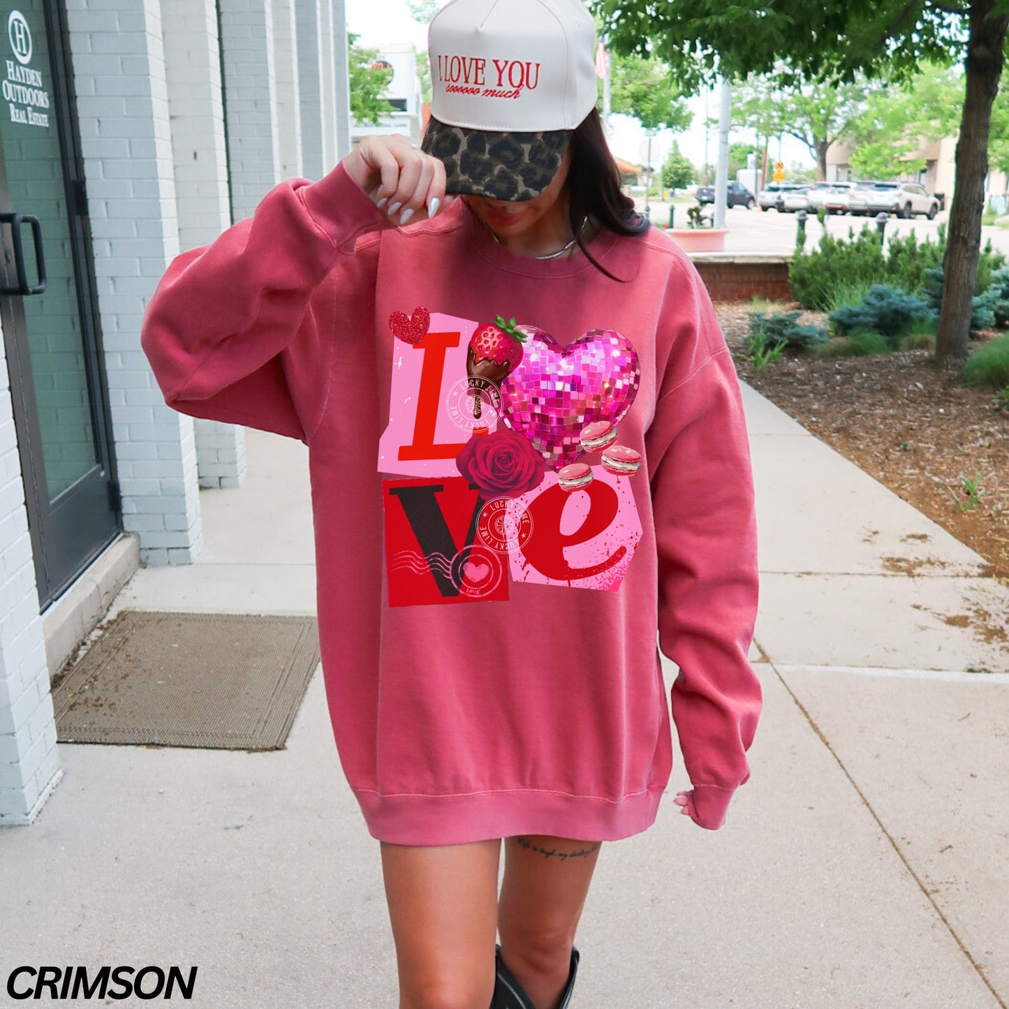 Comfort Colors® Love Ransom Note Collage Sweatshirt