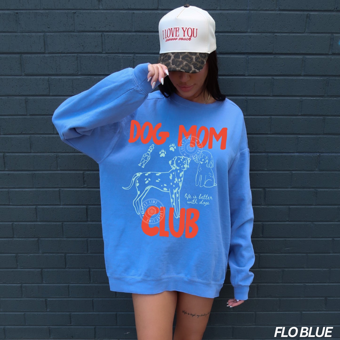 Dog  Mom Club Comfort Colors® Sweatshirt