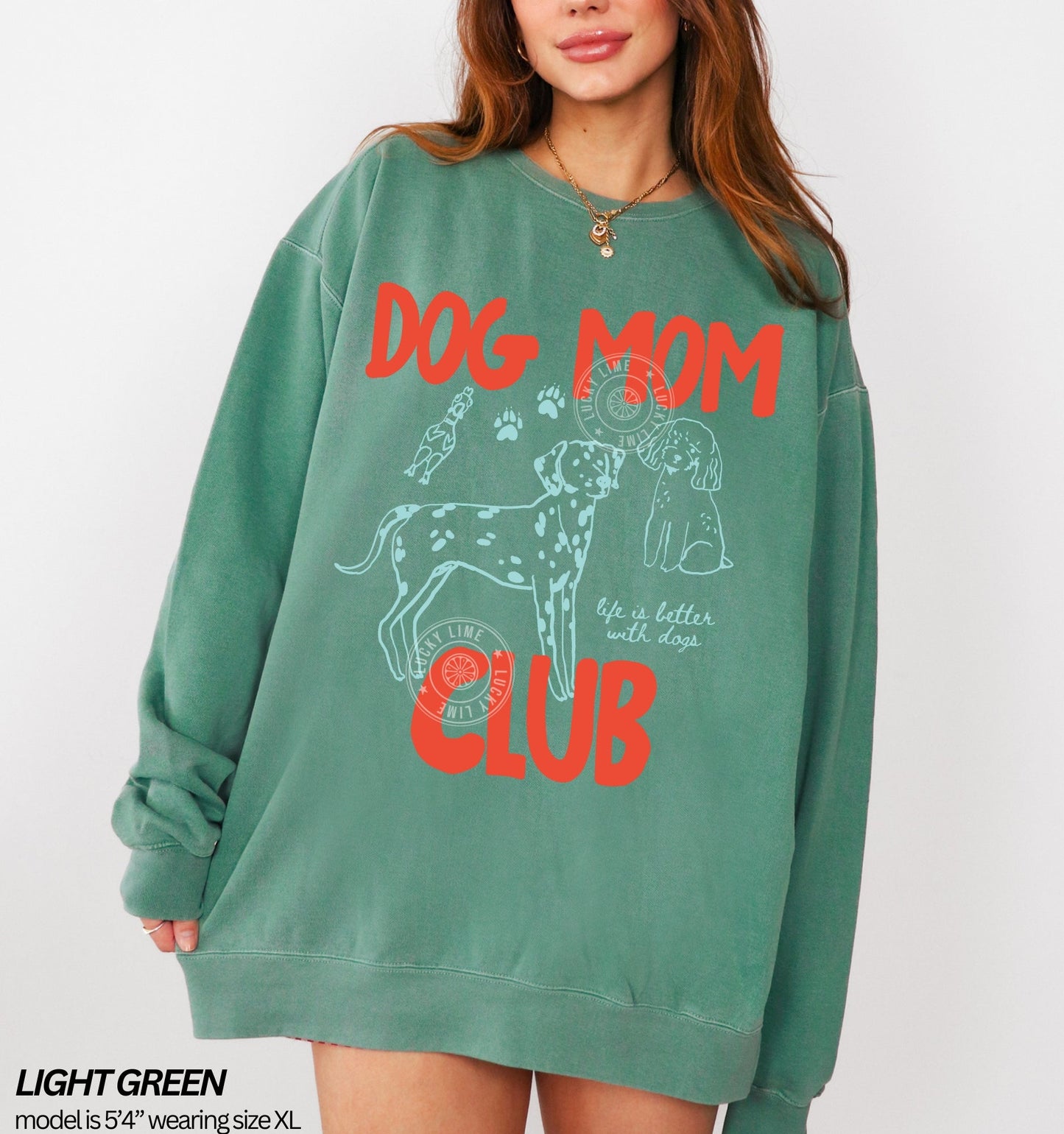 Dog  Mom Club Comfort Colors® Sweatshirt
