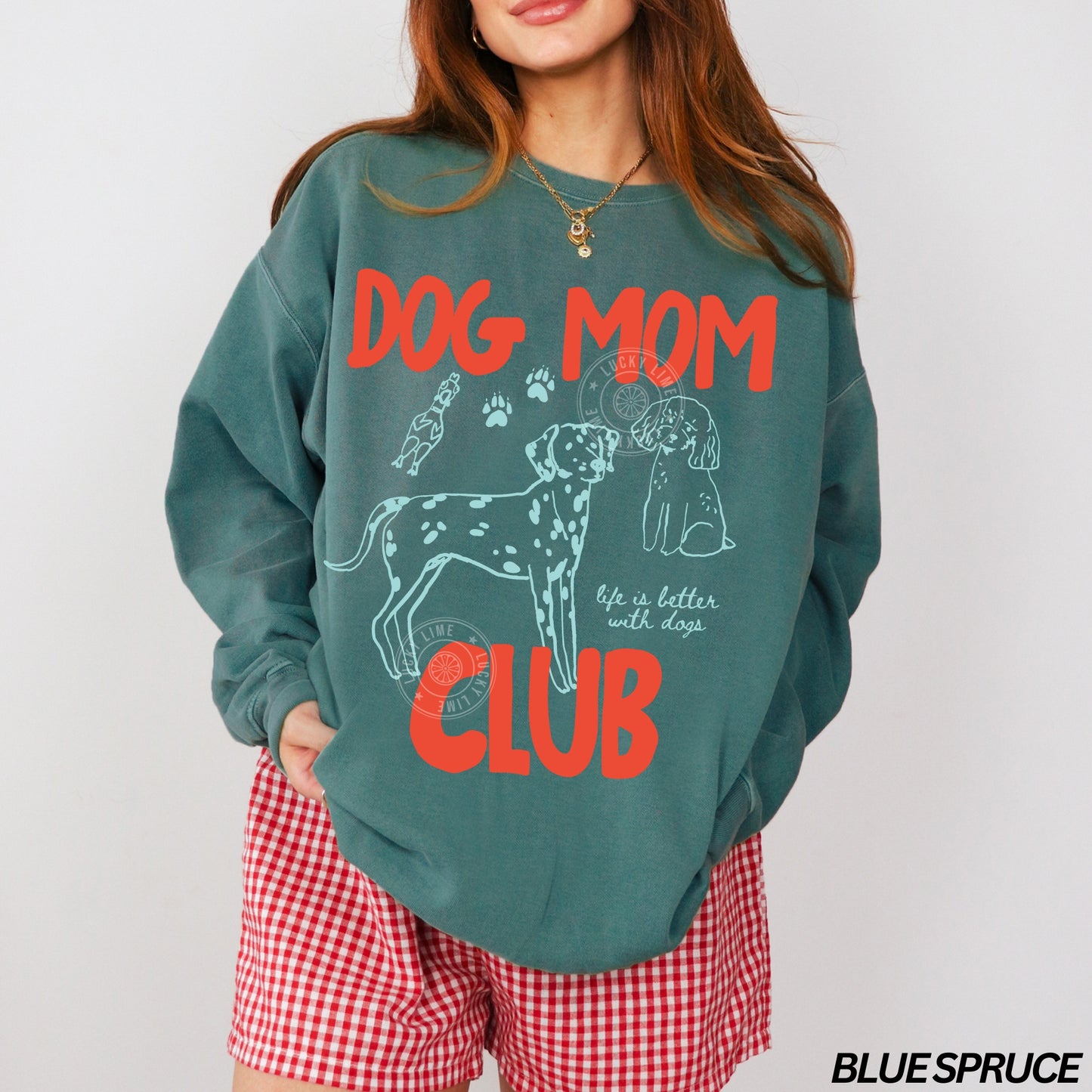 Dog  Mom Club Comfort Colors® Sweatshirt
