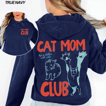 Cat Mom Club Comfort Colors® Hoodie