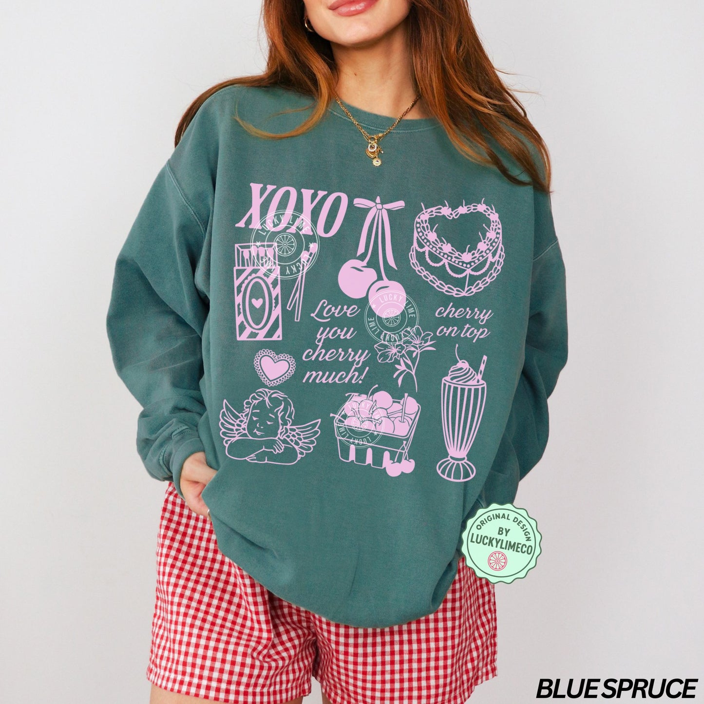 Coquette Valentines Day Comfort Colors® Sweatshirt