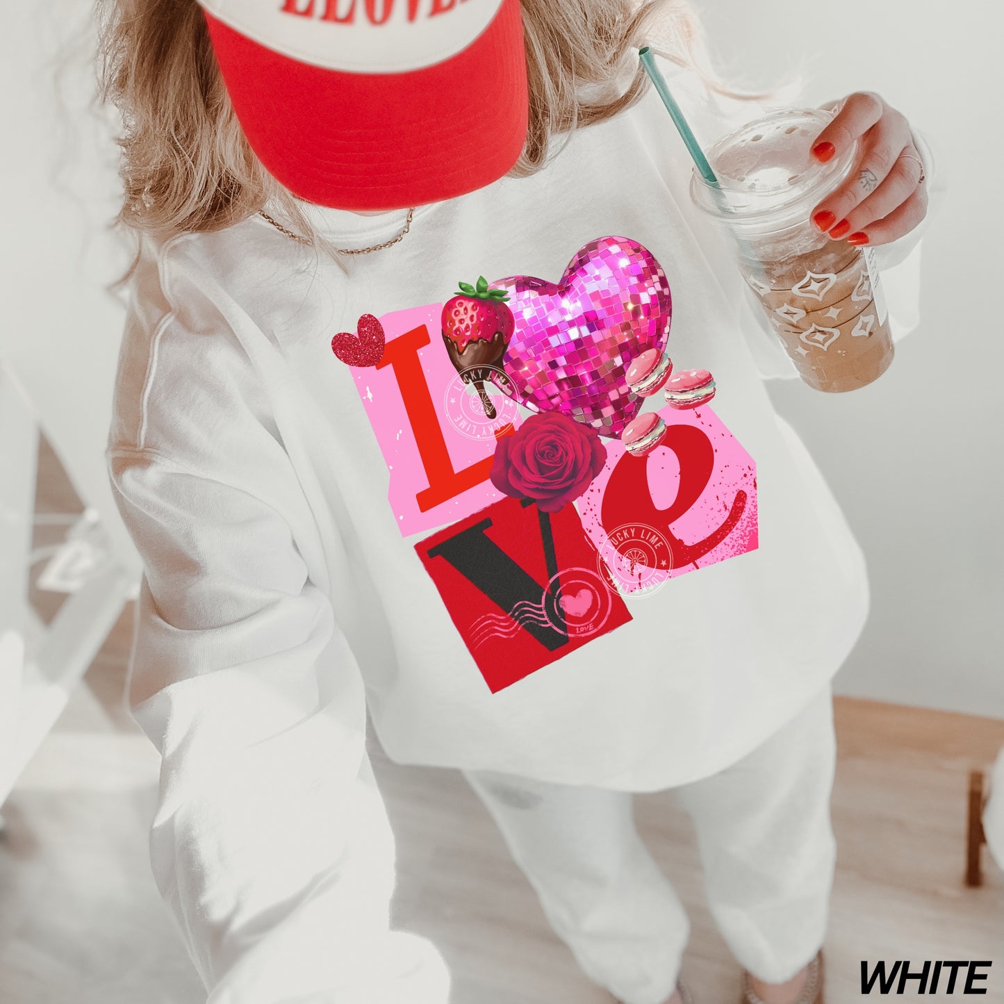 Comfort Colors® Love Ransom Note Collage Sweatshirt