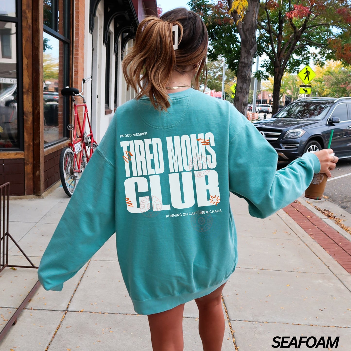 Tired Moms Club Comfort Colors® Sweatshirt