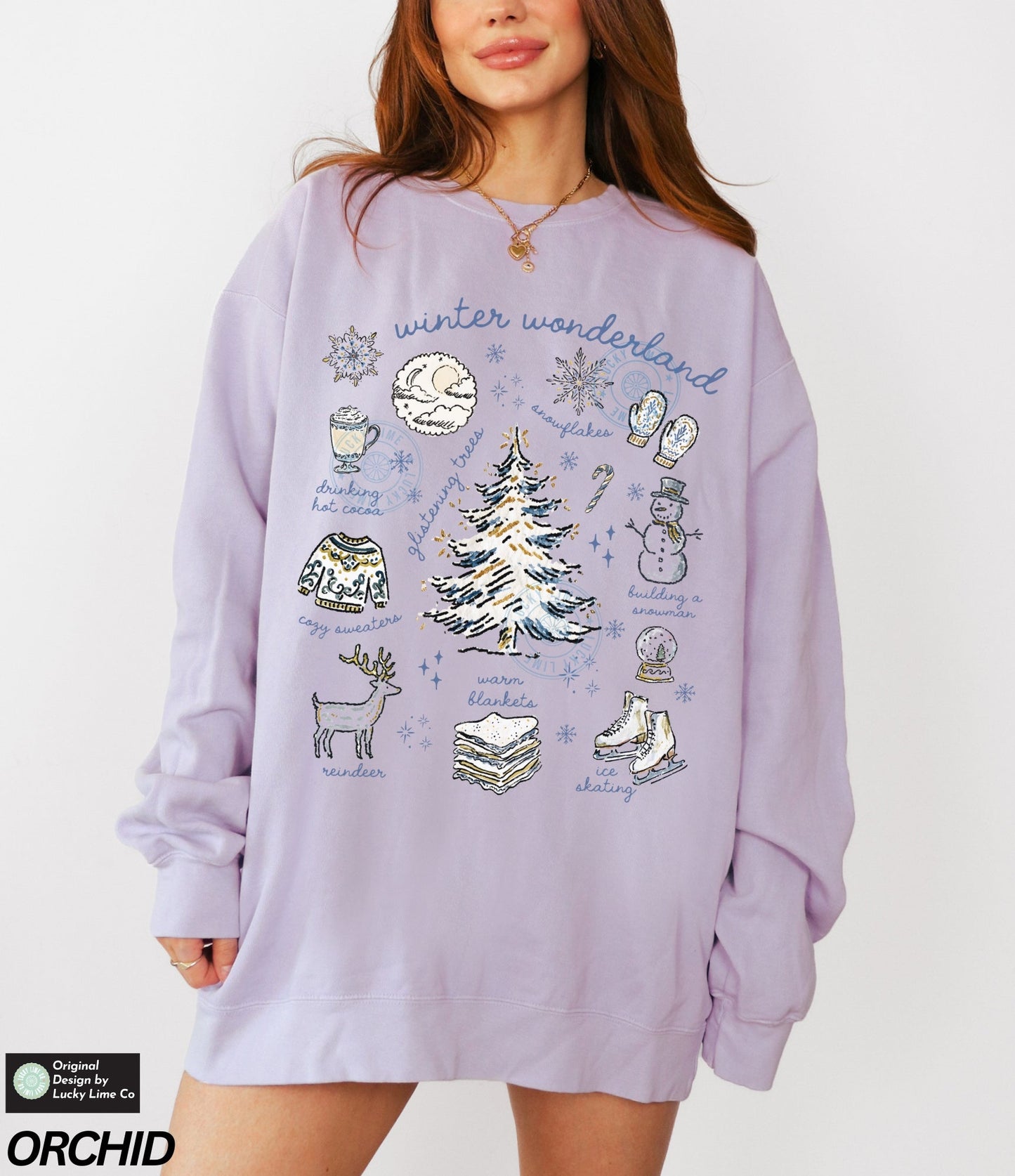 Whimsical Winter Wonderland Comfort Colors® Sweatshirt
