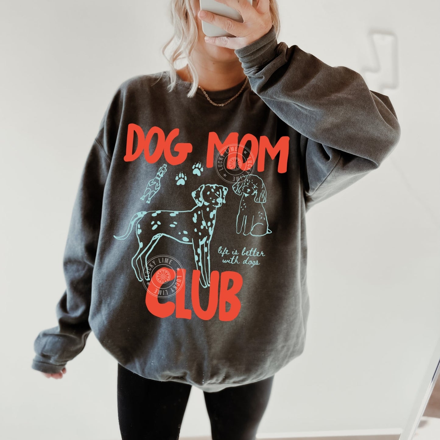 Dog  Mom Club Comfort Colors® Sweatshirt