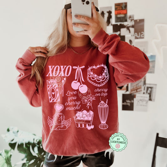 Coquette Valentines Day Comfort Colors® Sweatshirt