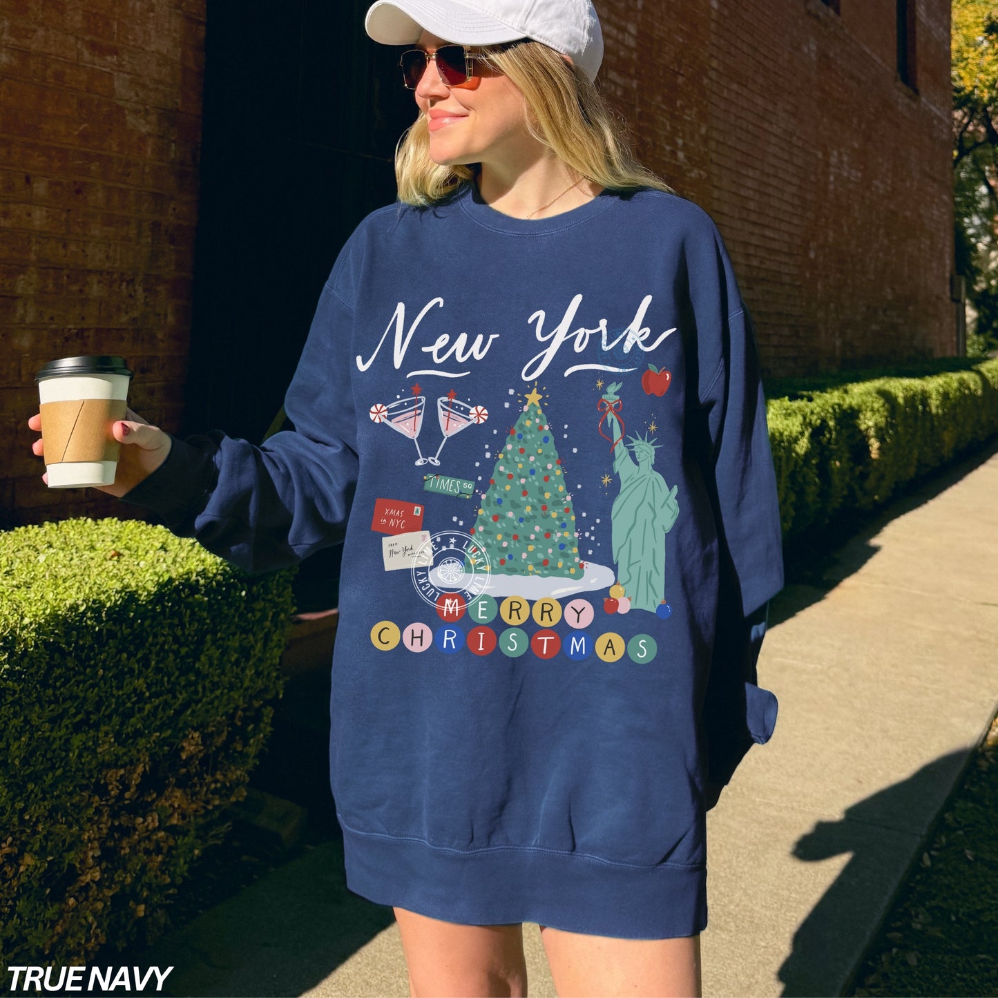 Comfort Colors® New York Christmas Sweatshirt