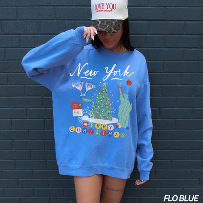 Comfort Colors® New York Christmas Sweatshirt