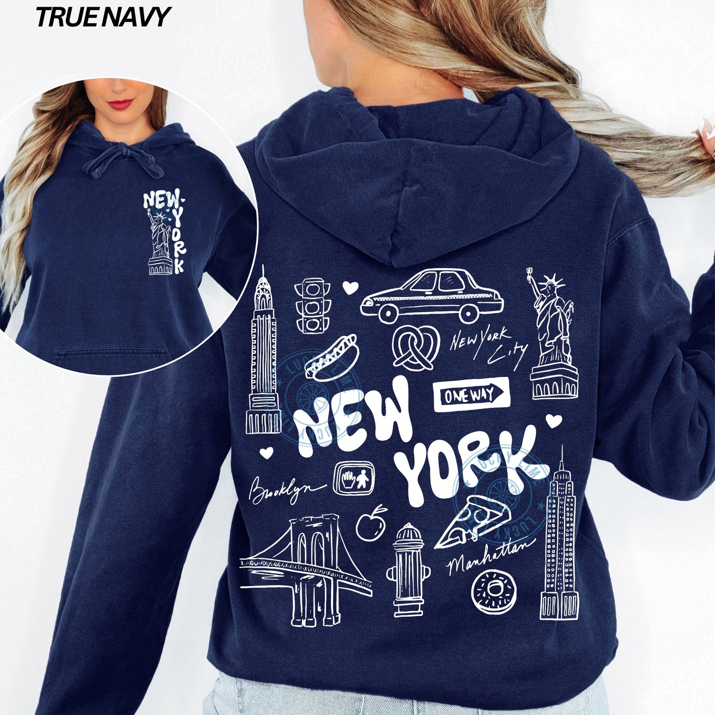 New York Doodles Comfort Colors® Hoodie