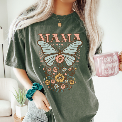 Boho Mama Butterfly T-shirt