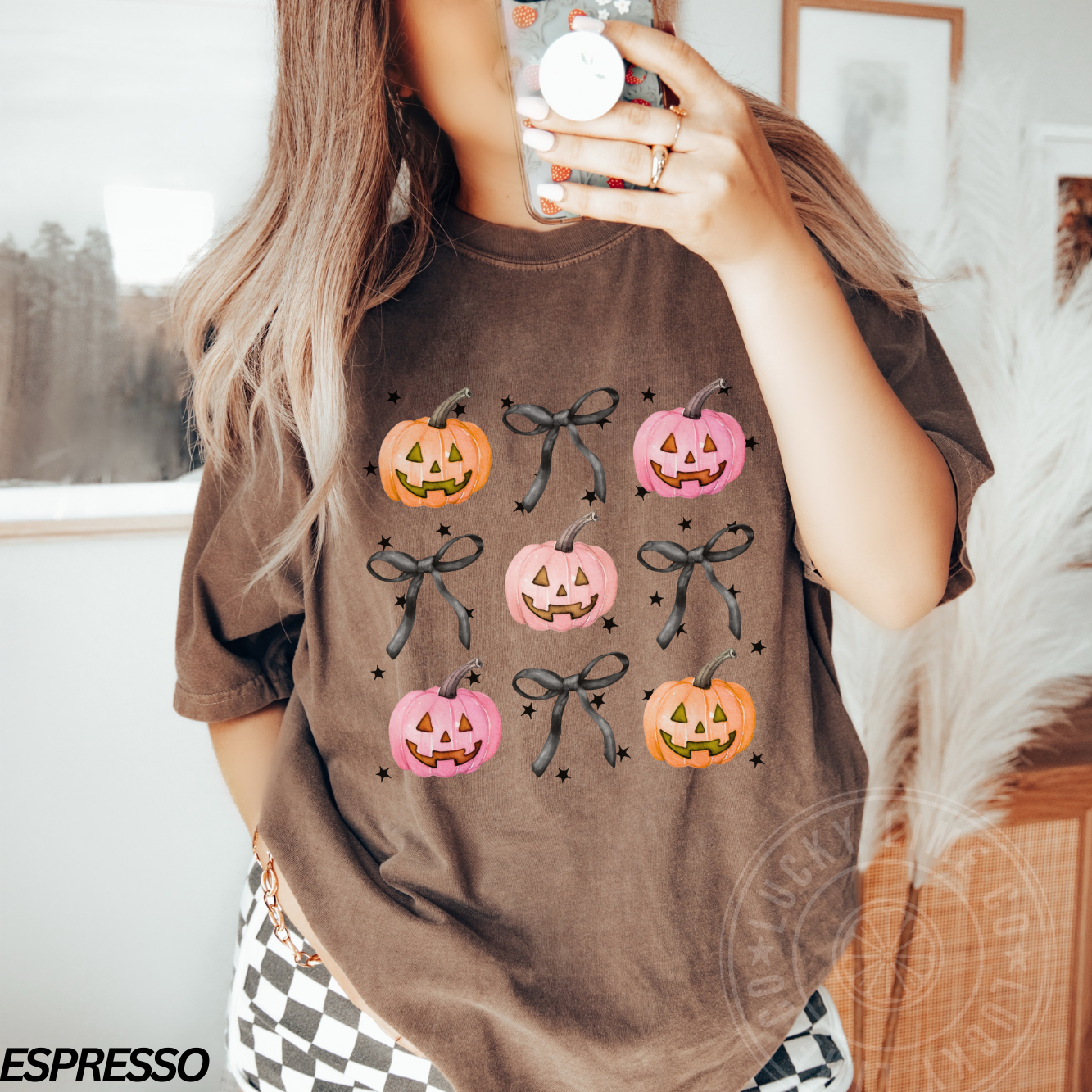 Pumpkin Bow Collage Comfort Colors® T-shirt