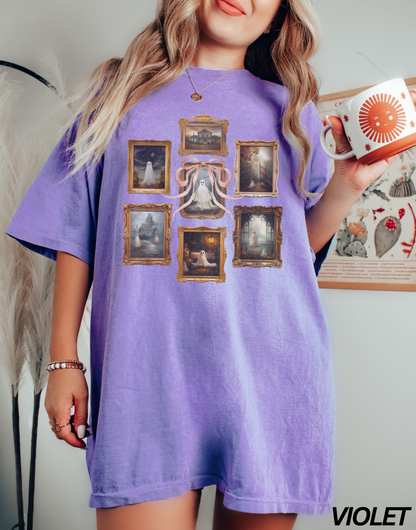 Vintage Ghost Photo Collage T-shirt