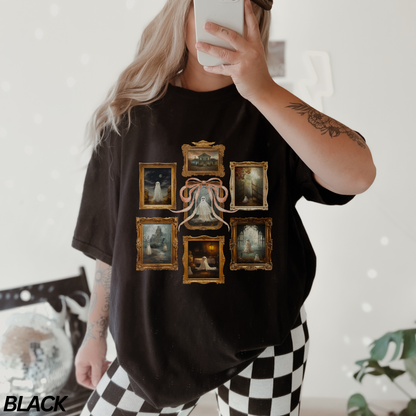 Vintage Ghost Photo Collage T-shirt