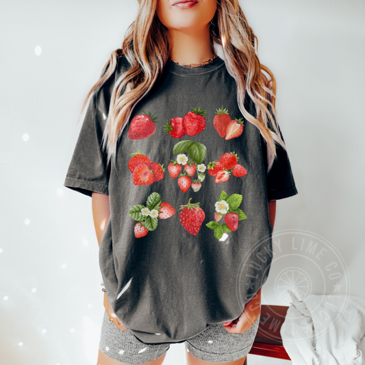 Strawberry Collage T-shirt