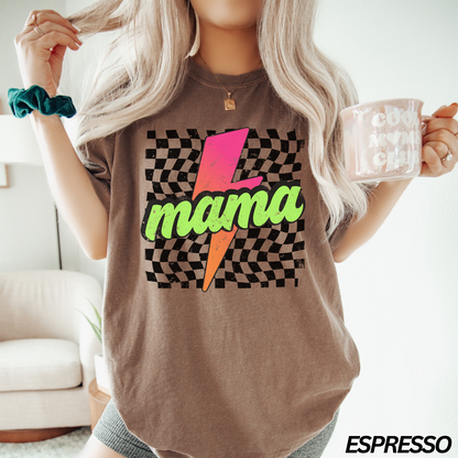 Neon Mama Lightning Bolt T-shirt