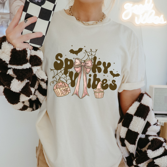 Coquette Spooky Vibes T-shirt