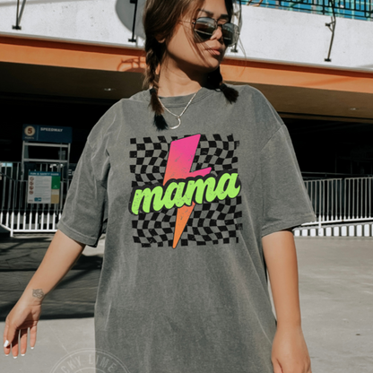 Neon Mama Lightning Bolt T-shirt