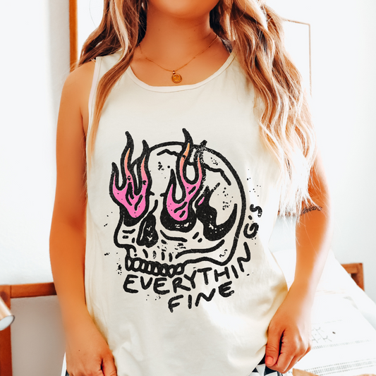 Everything’s Fine Comfort Colors® Tank Top