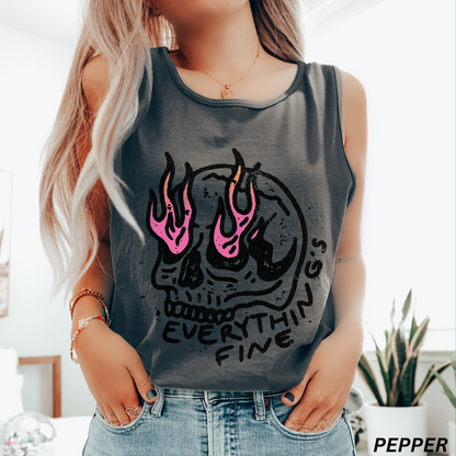 Everything’s Fine Comfort Colors® Tank Top