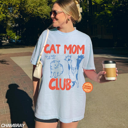 Cat Mom Club Comfort Colors® T-Shirt