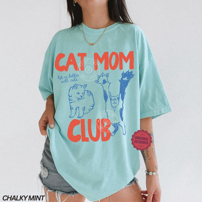 Cat Mom Club Comfort Colors® T-Shirt