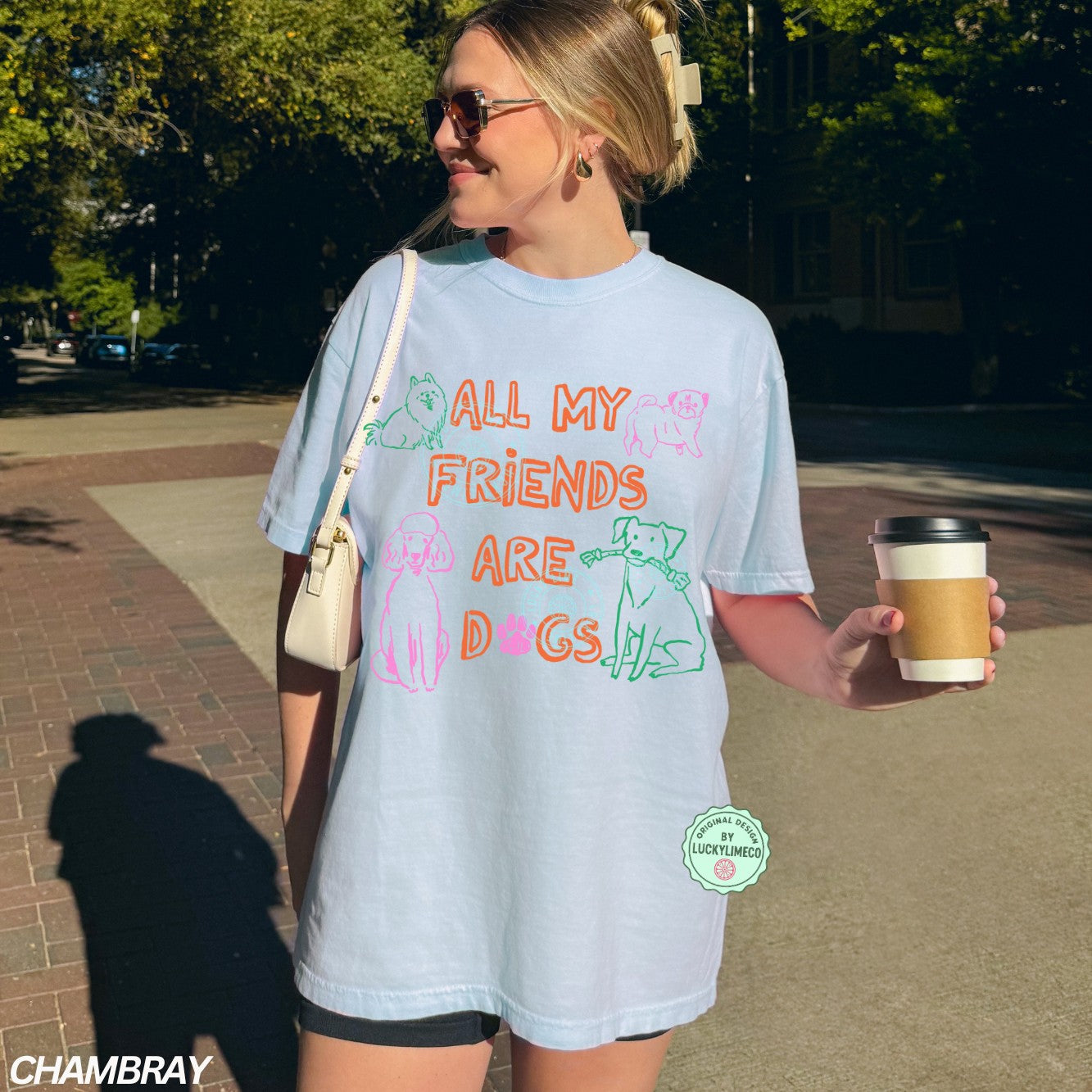 All My Friends Are Dogs Comfort Colors® T-shirt