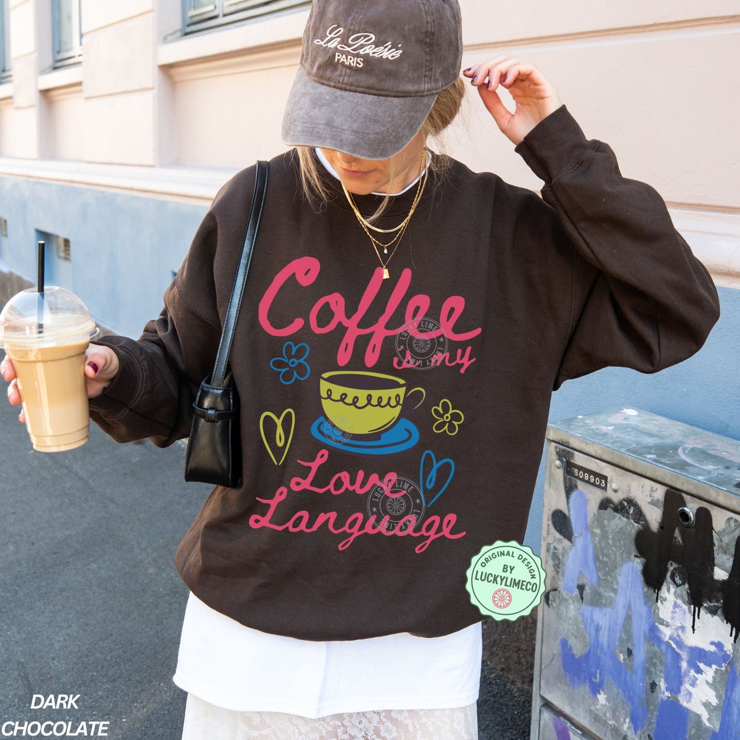 Coffee is My Love Language Crewneck Sweatshirt