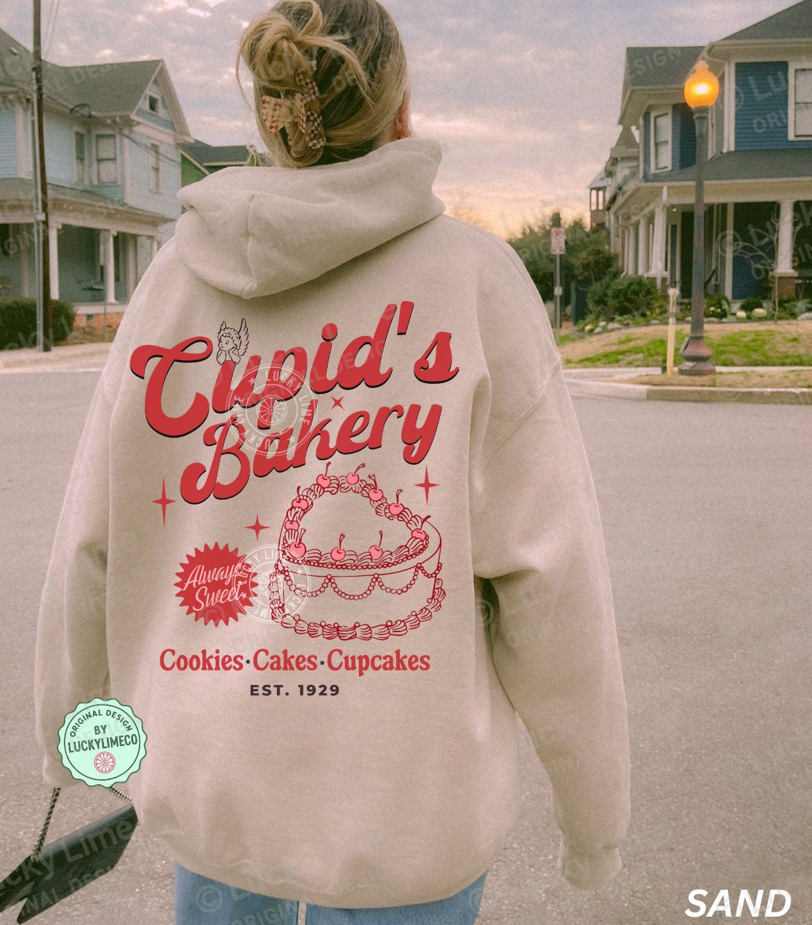 Cupid’s Bakery Valentine Hoodie