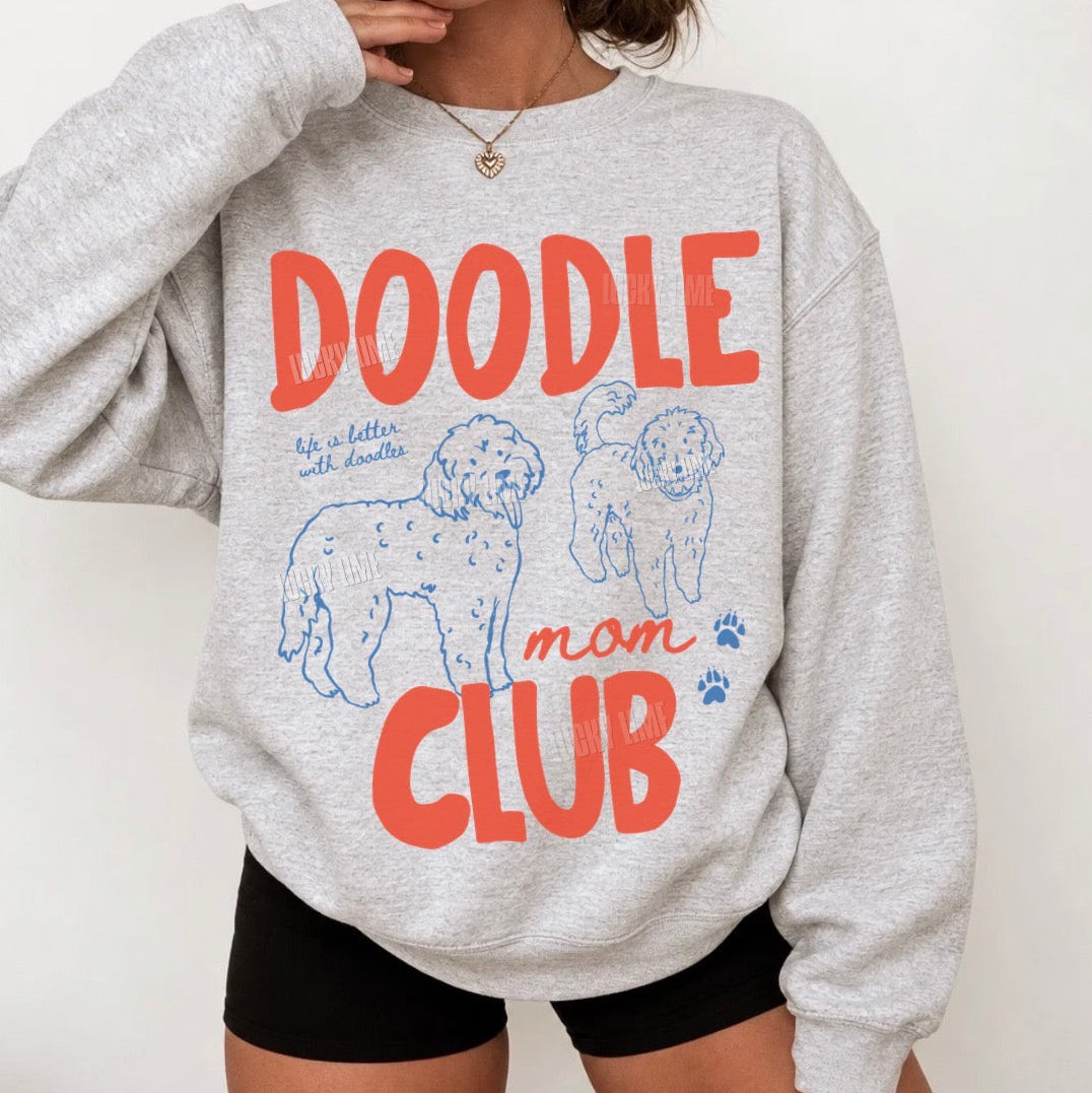 Doodle Mom Club Crewneck Sweatshirt