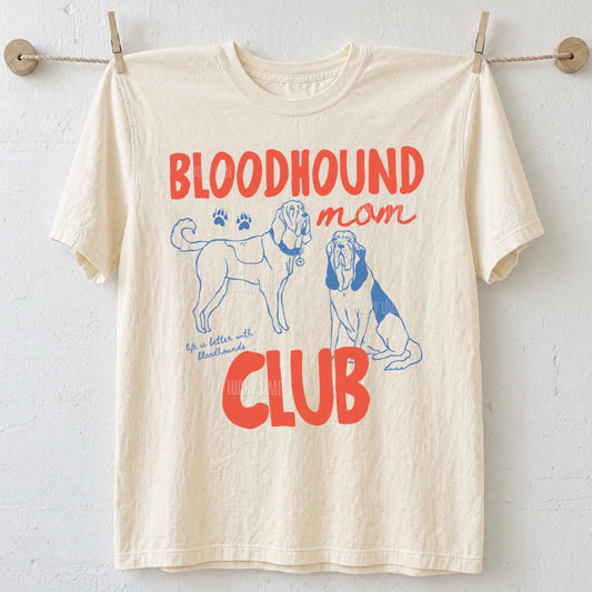 Bloodhound Mom Club Comfort Colors® T-shirt