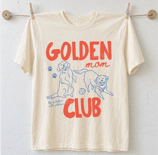 Golden Mom Club Comfort Colors® T-shirt