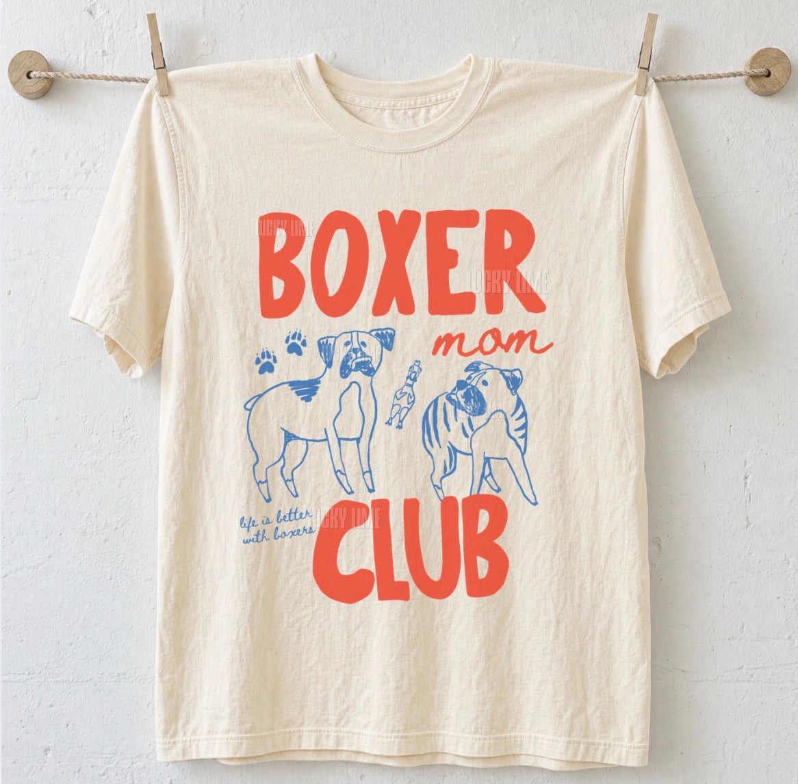 Boxer Mom Club Comfort Colors® T-shirt