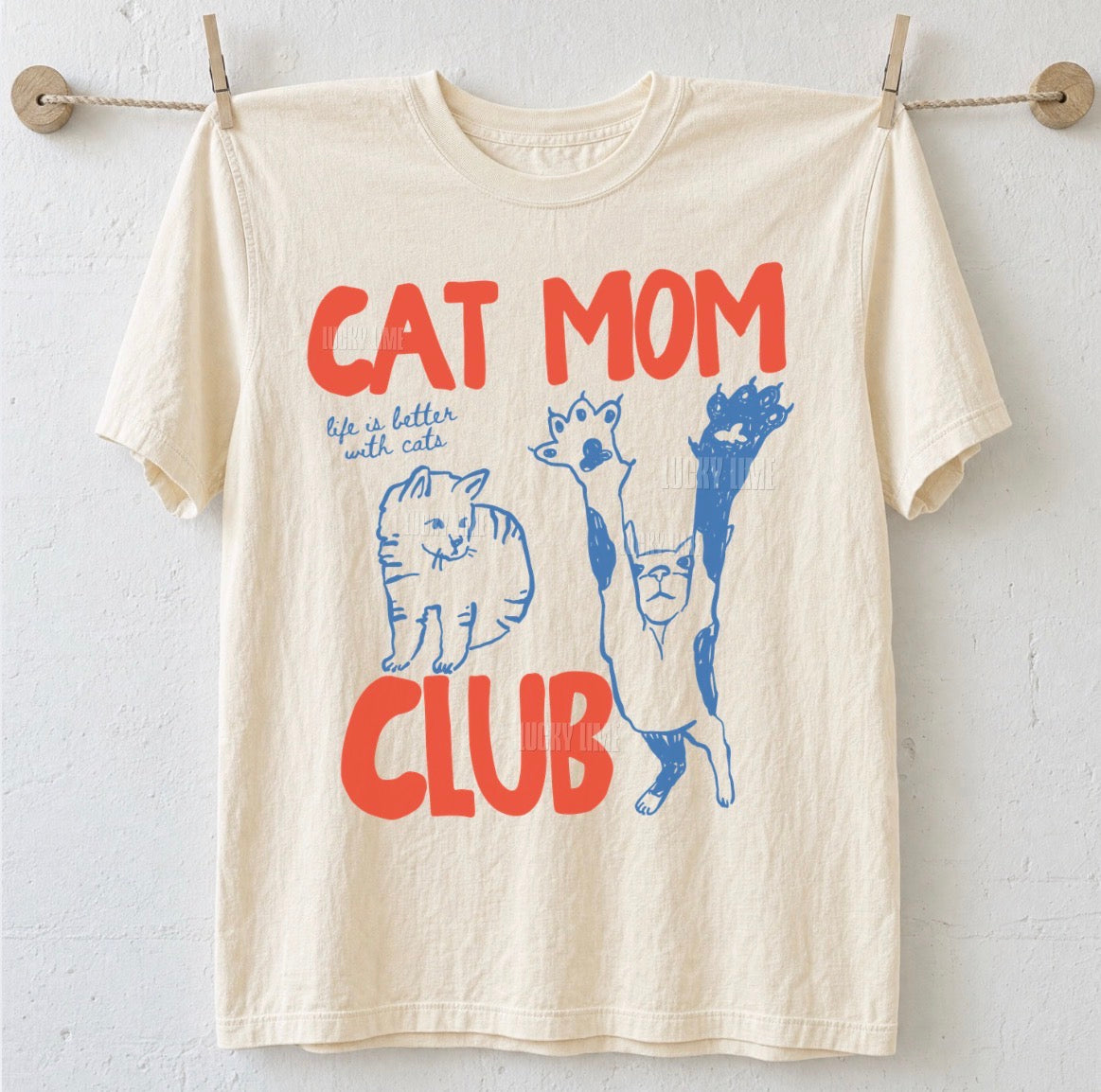 Cat Mom Club Comfort Colors® T-Shirt