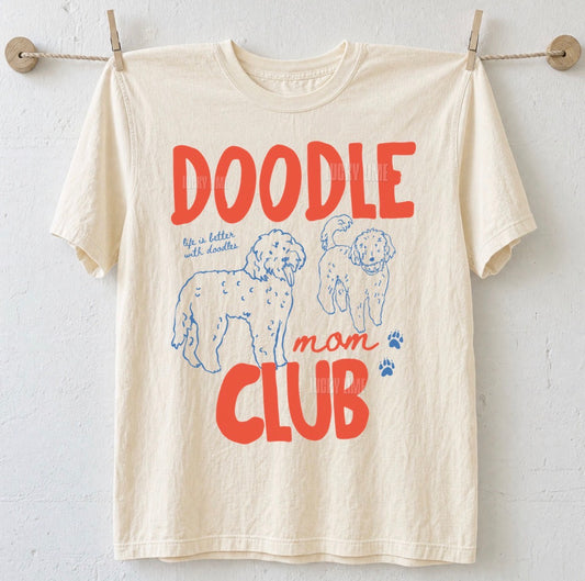 Doodle Mom Club Comfort Colors® T-shirt