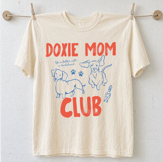 Doxie Mom Club Comfort Colors® T-shirt