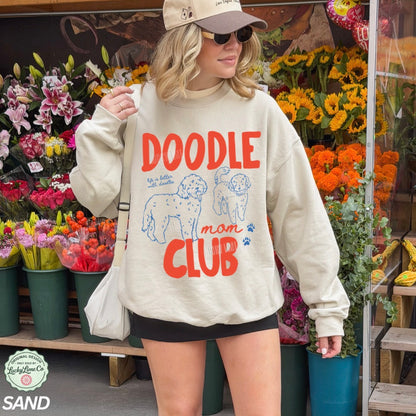 Doodle Mom Club Crewneck Sweatshirt