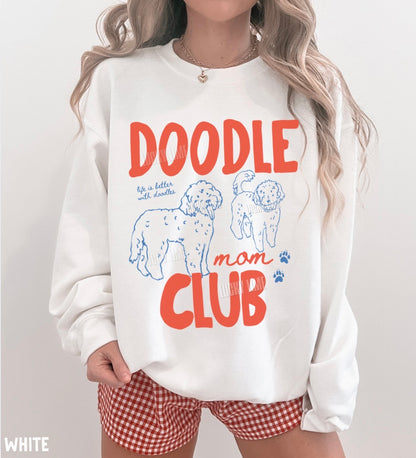Doodle Mom Club Crewneck Sweatshirt