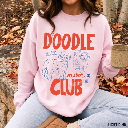 Doodle Mom Club Crewneck Sweatshirt