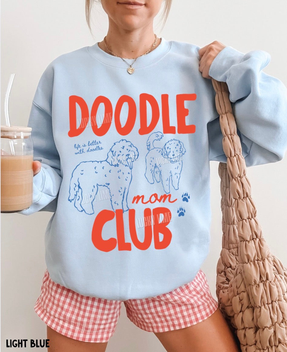 Doodle Mom Club Crewneck Sweatshirt