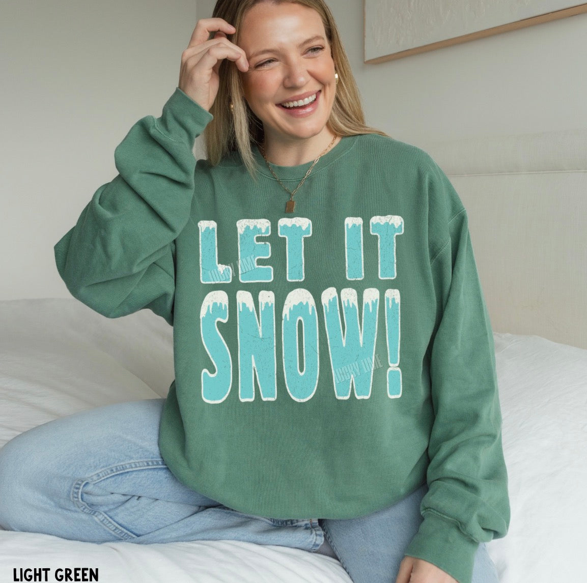 Let It Snow! Comfort Colors® Sweatshirt