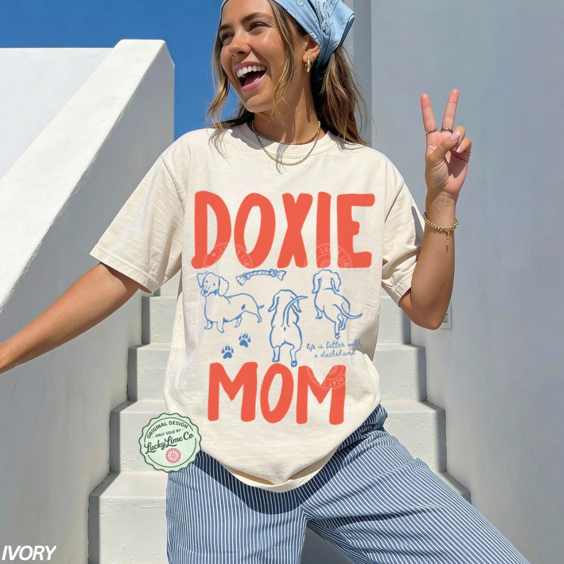 Doxie Mom Comfort Colors® T-shirt