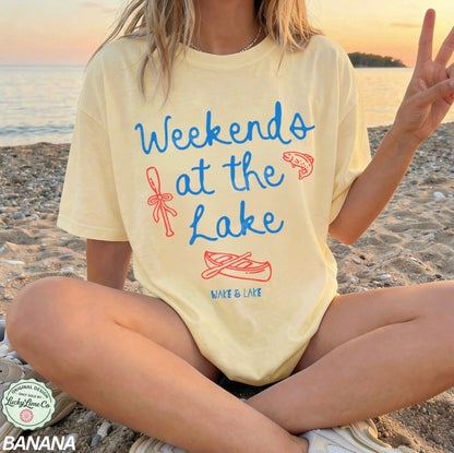 Weekends at the Lake Comfort Colors® T-shirt