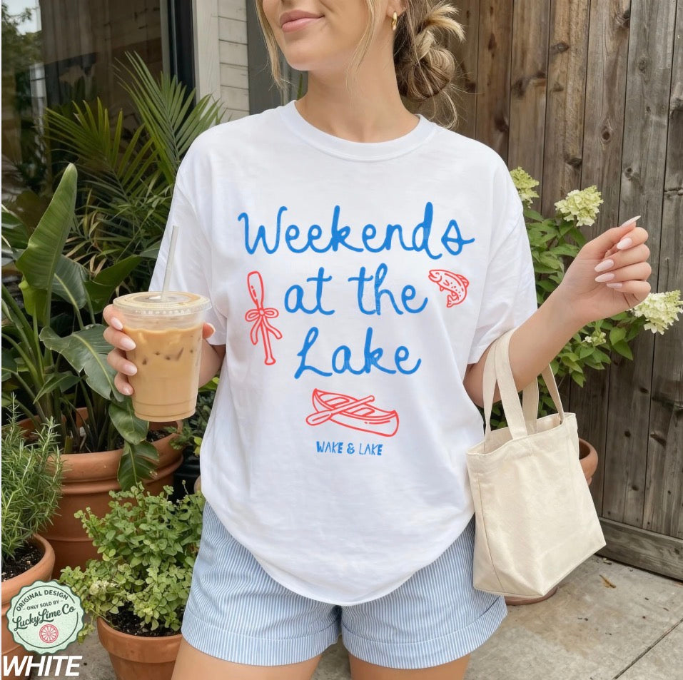 Weekends at the Lake Comfort Colors® T-shirt