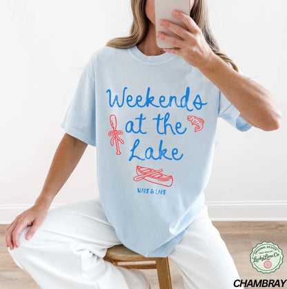 Weekends at the Lake Comfort Colors® T-shirt